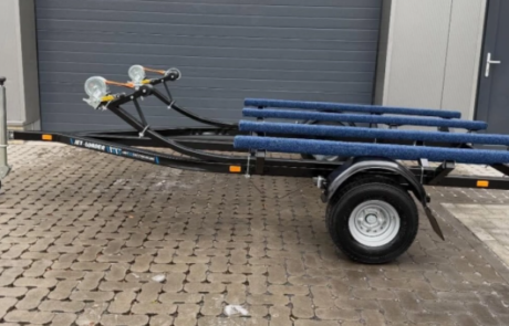 Jetski-Doppeltrailer Jet-Loader Seitenansicht